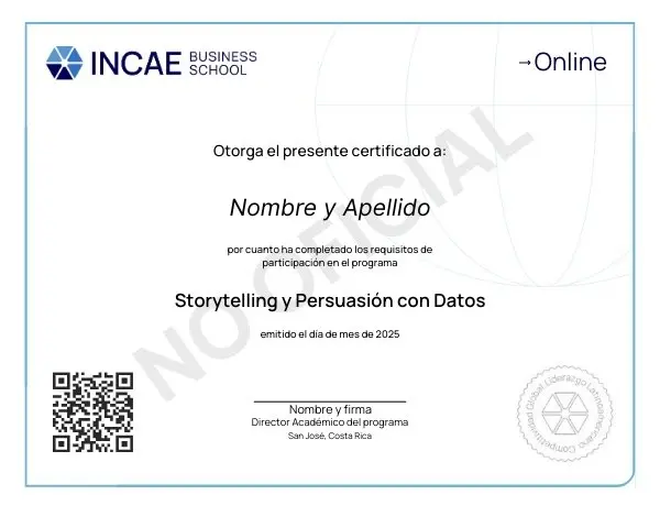 INCAE-ST  - Certificado 
