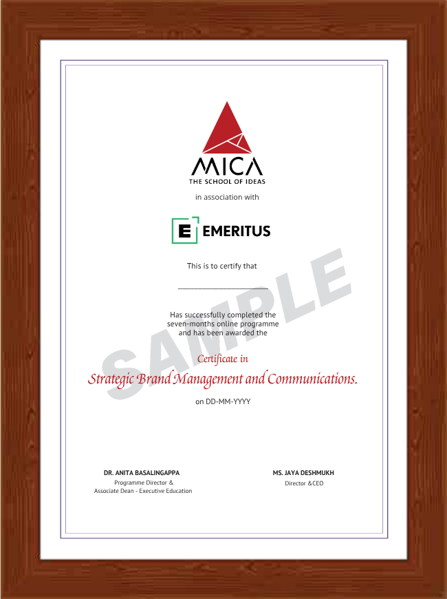 Program Certificate