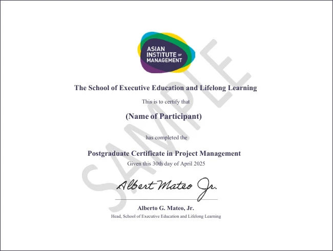 Program Certificate