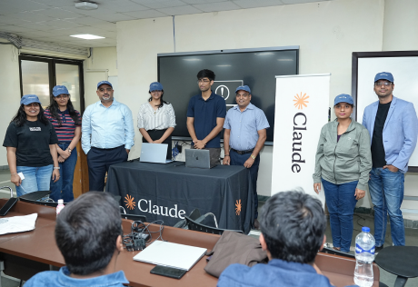 Participants attending an in-person workshop and tool demonstration during IIT Delhi campus immersion programme