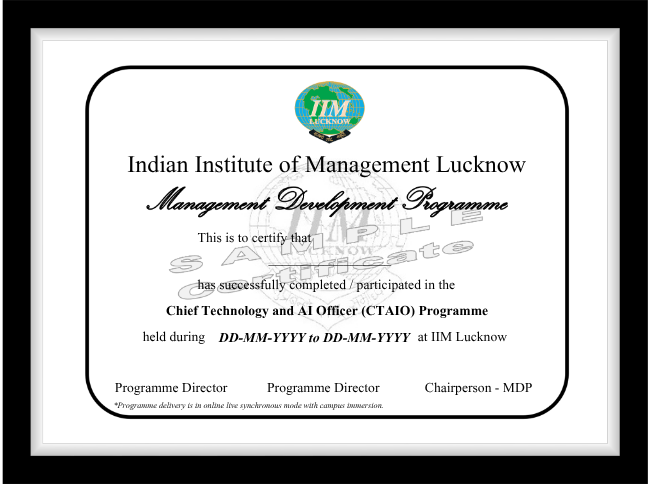 Programme Certificate