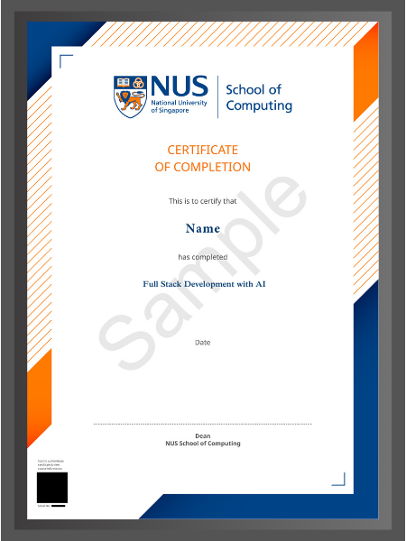 NUS Computing Certitficate