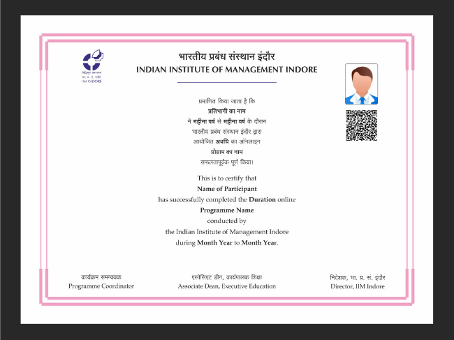 Programme Certificate