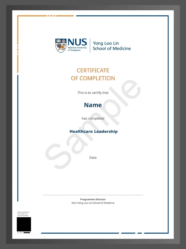 Certificate - Healthcare Leadership