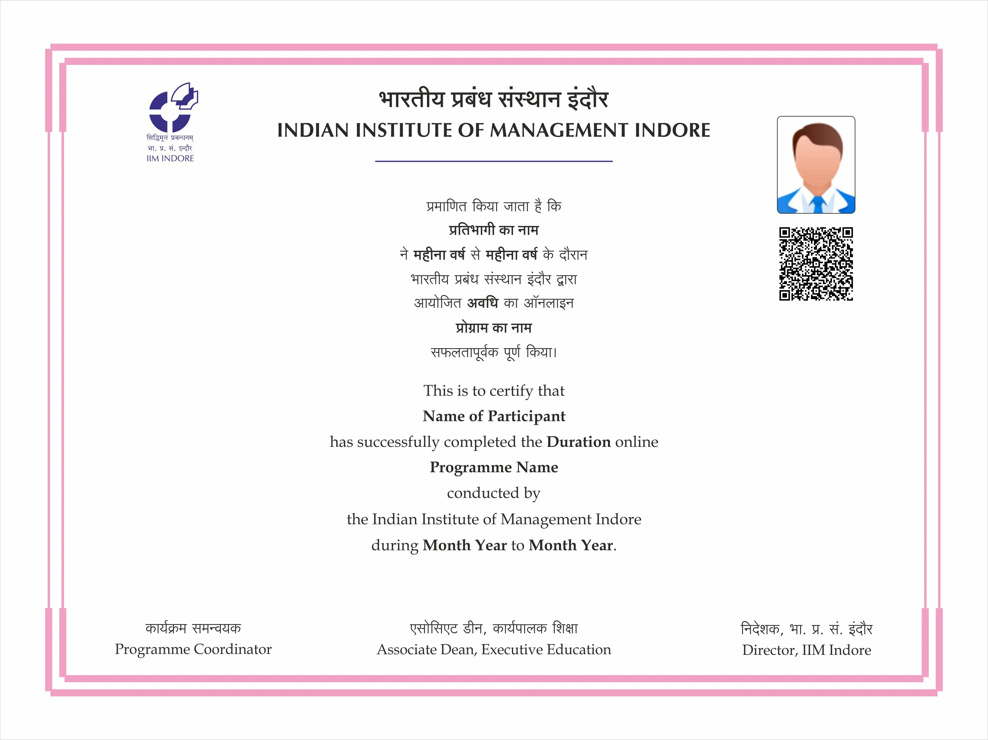 Program Certificate