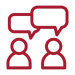 Decorative image relating to a discussion