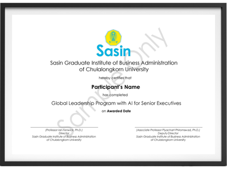 Program Certificate