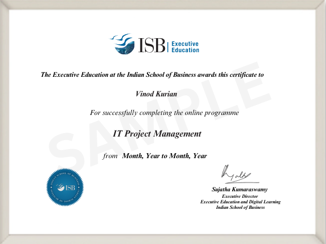 Programme Certificate