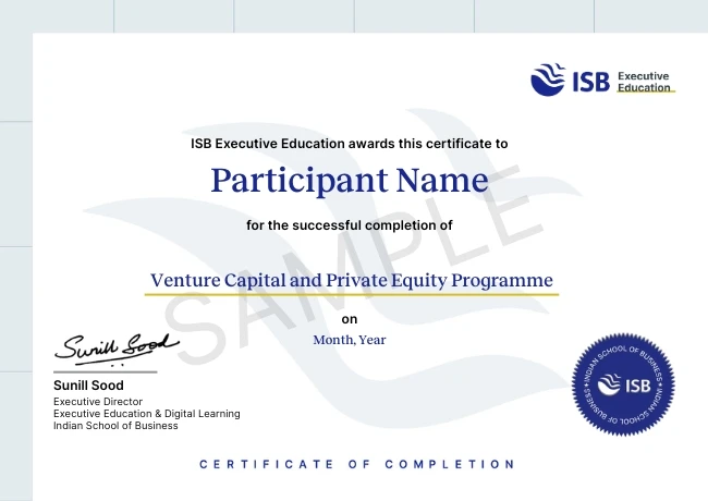 Programme Certificate