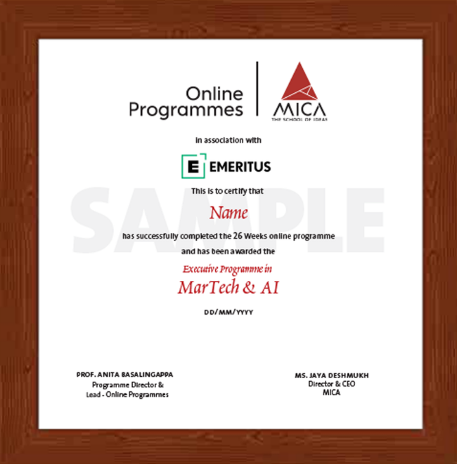 Programme Certificate