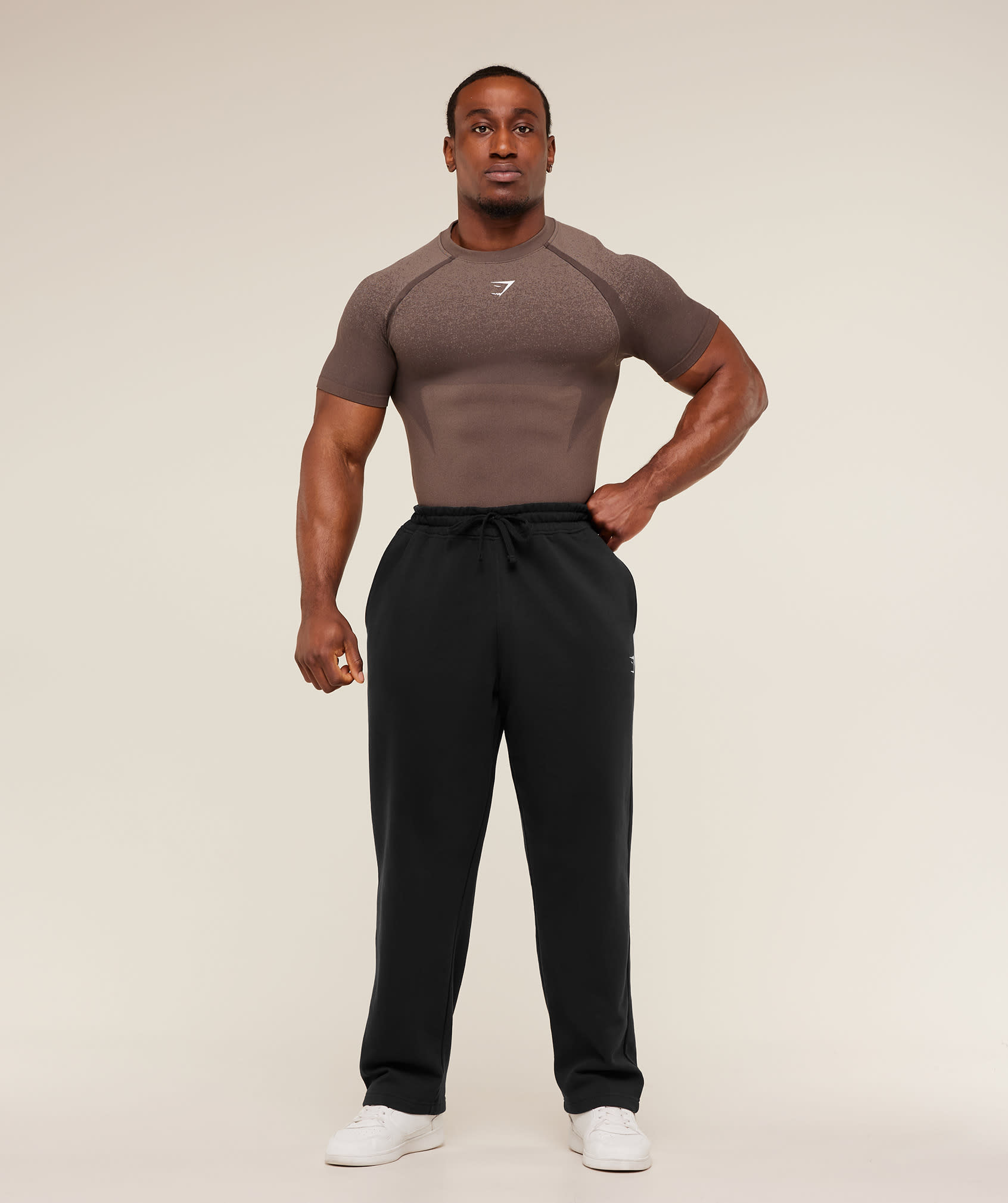 Shadow Seamless T Shirt GS Camo Brown A1B2A-NBY9 0353 V1