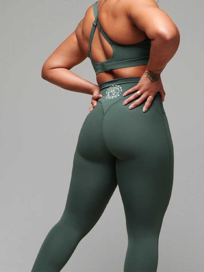Women Leggings Yoga Pants Sports Gym With Pocket Scrunch Plus Size