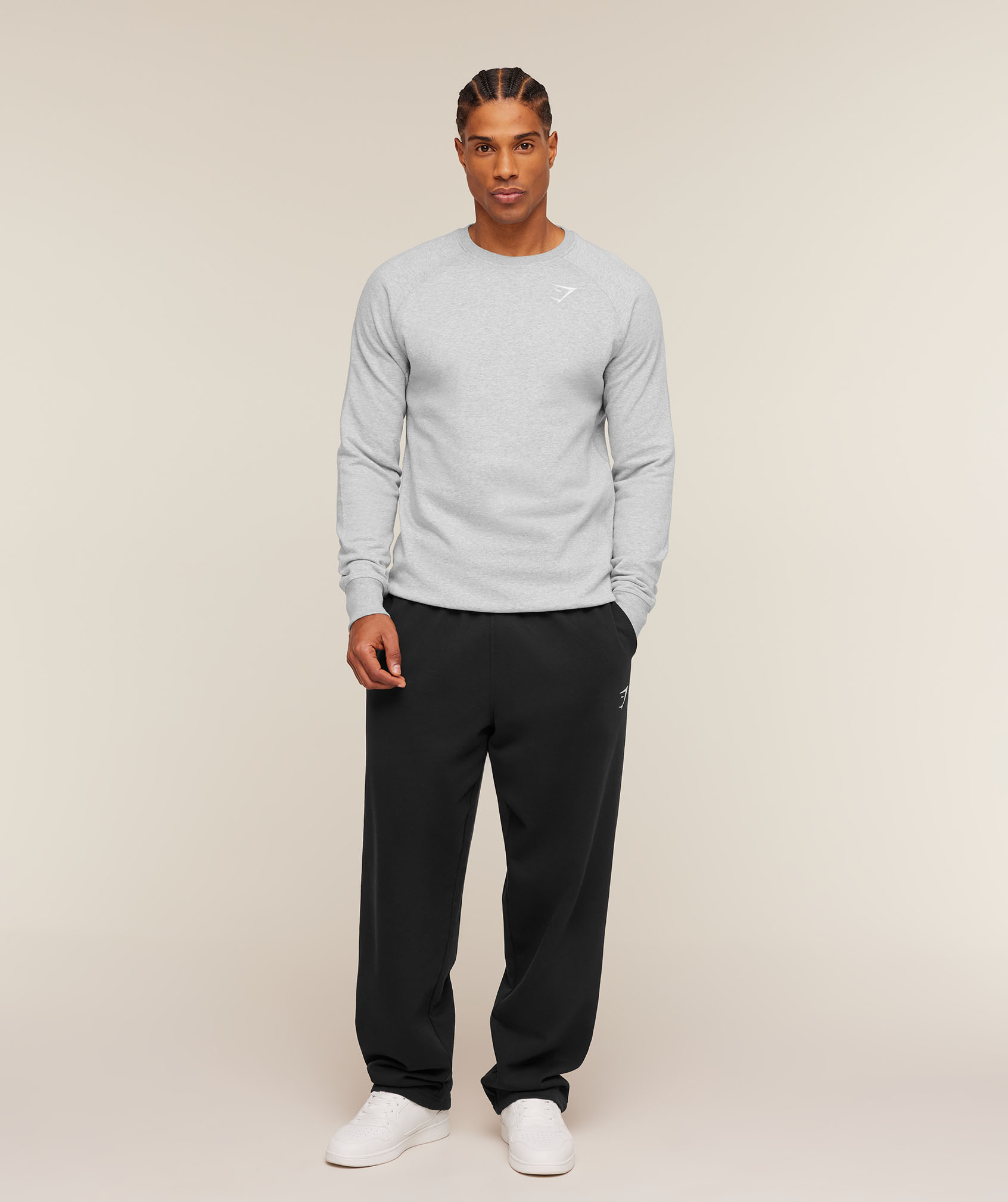 Gymshark Crest Sweatshirt - Cherry Brown | Gymshark