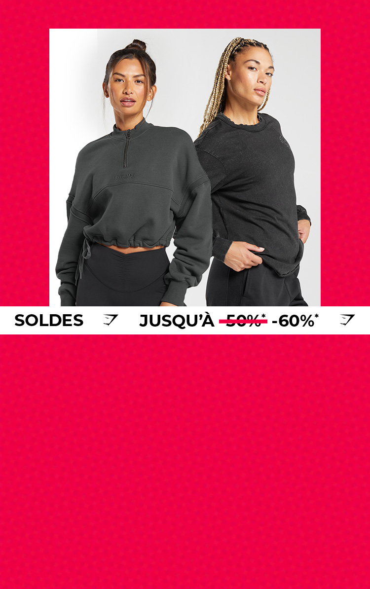 Soldes Gymshark - Jusqu'?� -60% sur les tenues de sport Femme