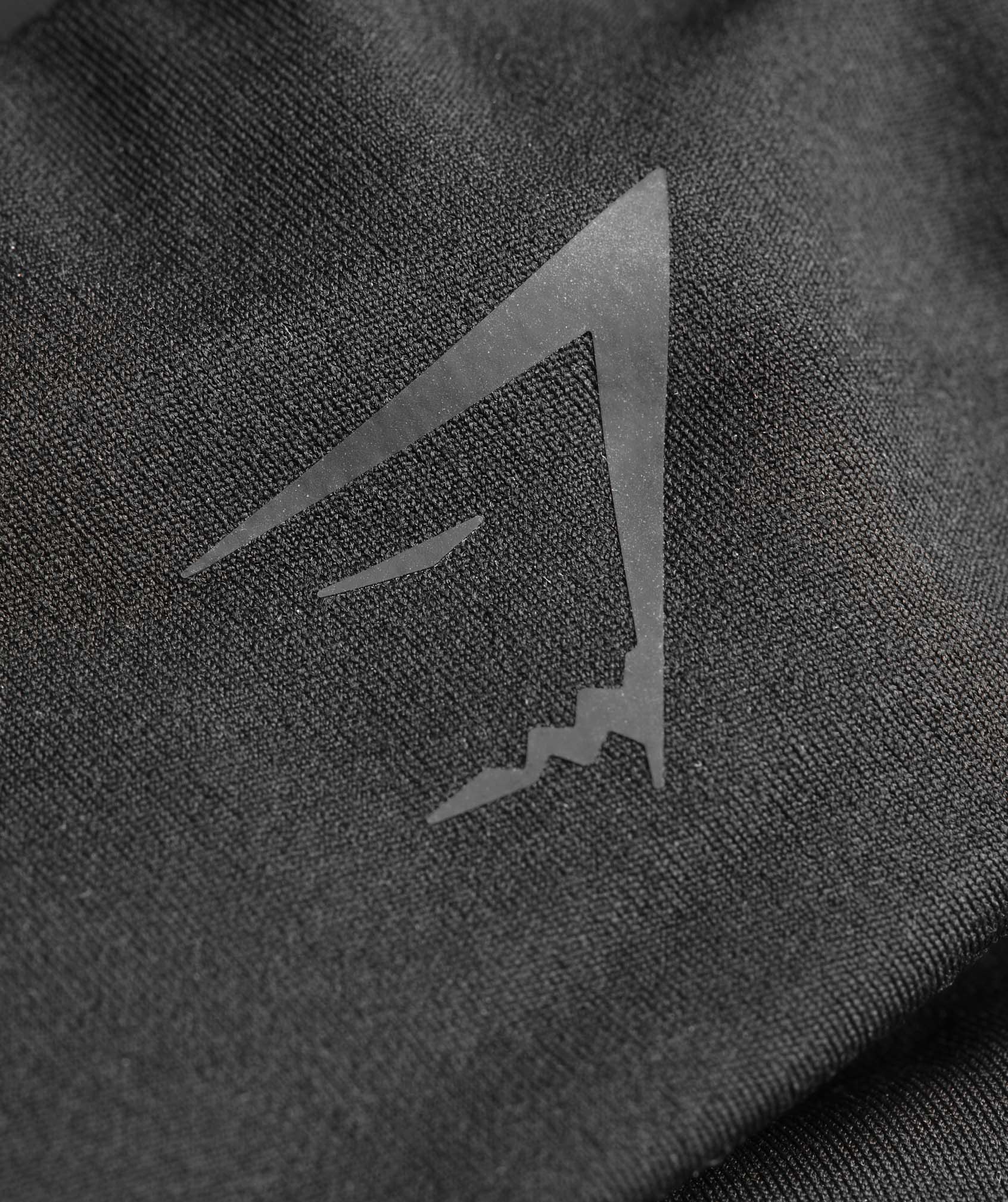 Heat seal logo at the back