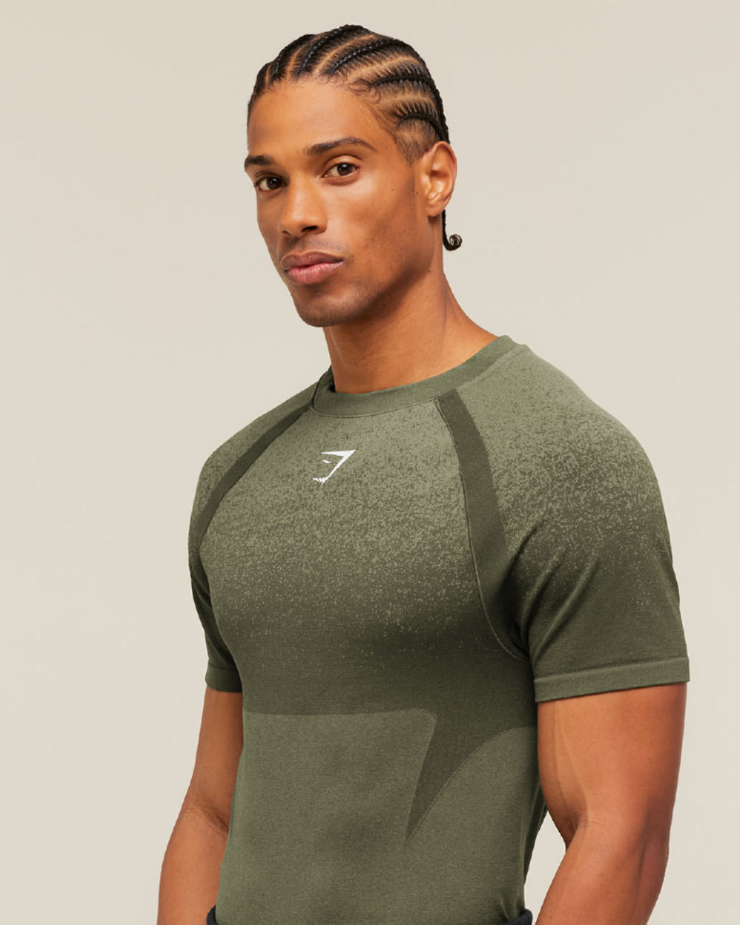Gymshark Crest Straight Leg Joggers - Light Grey Marl | Gymshark