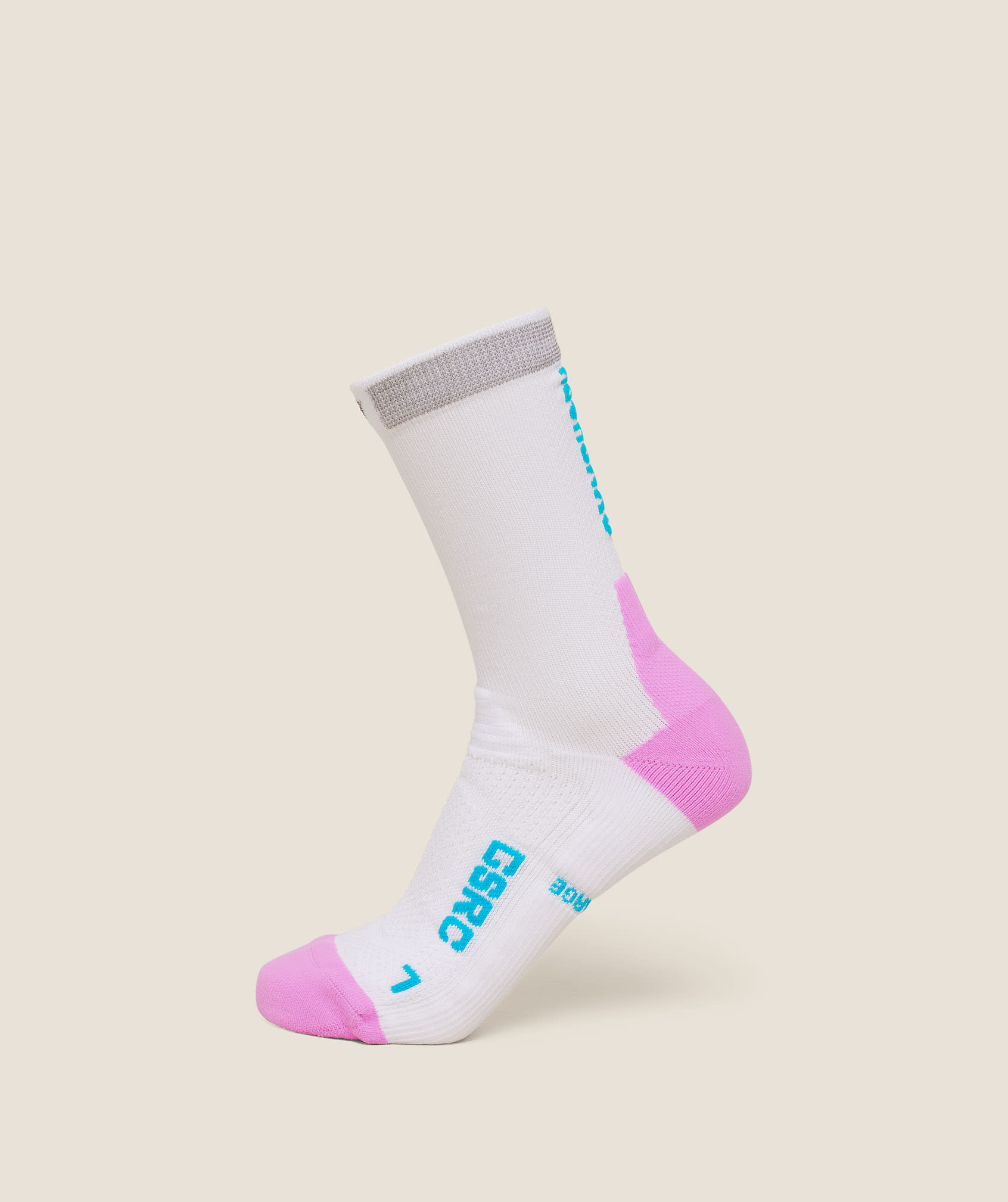 Best Level Running Sock GS WhiteGS Brand BlueGS Sour Pink I1C4O-WD35 0298 V1
