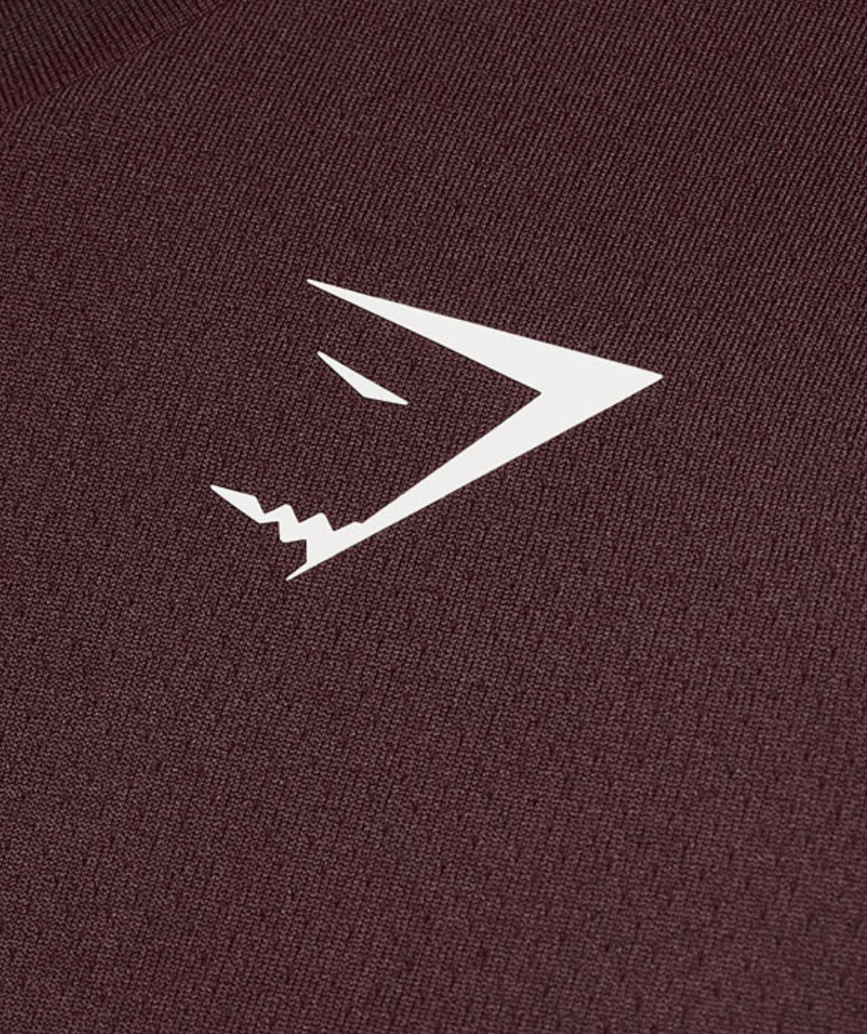 Heat-sealed Gymshark logo to chest