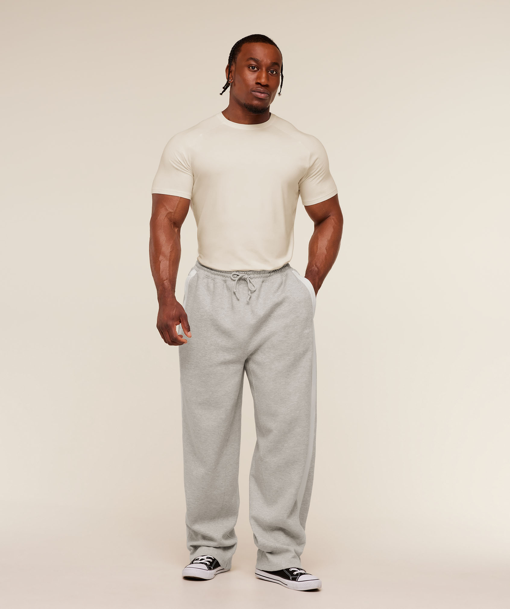 Gymshark Gymshark x CBUM Essential T-Shirt - Soft White | Gymshark