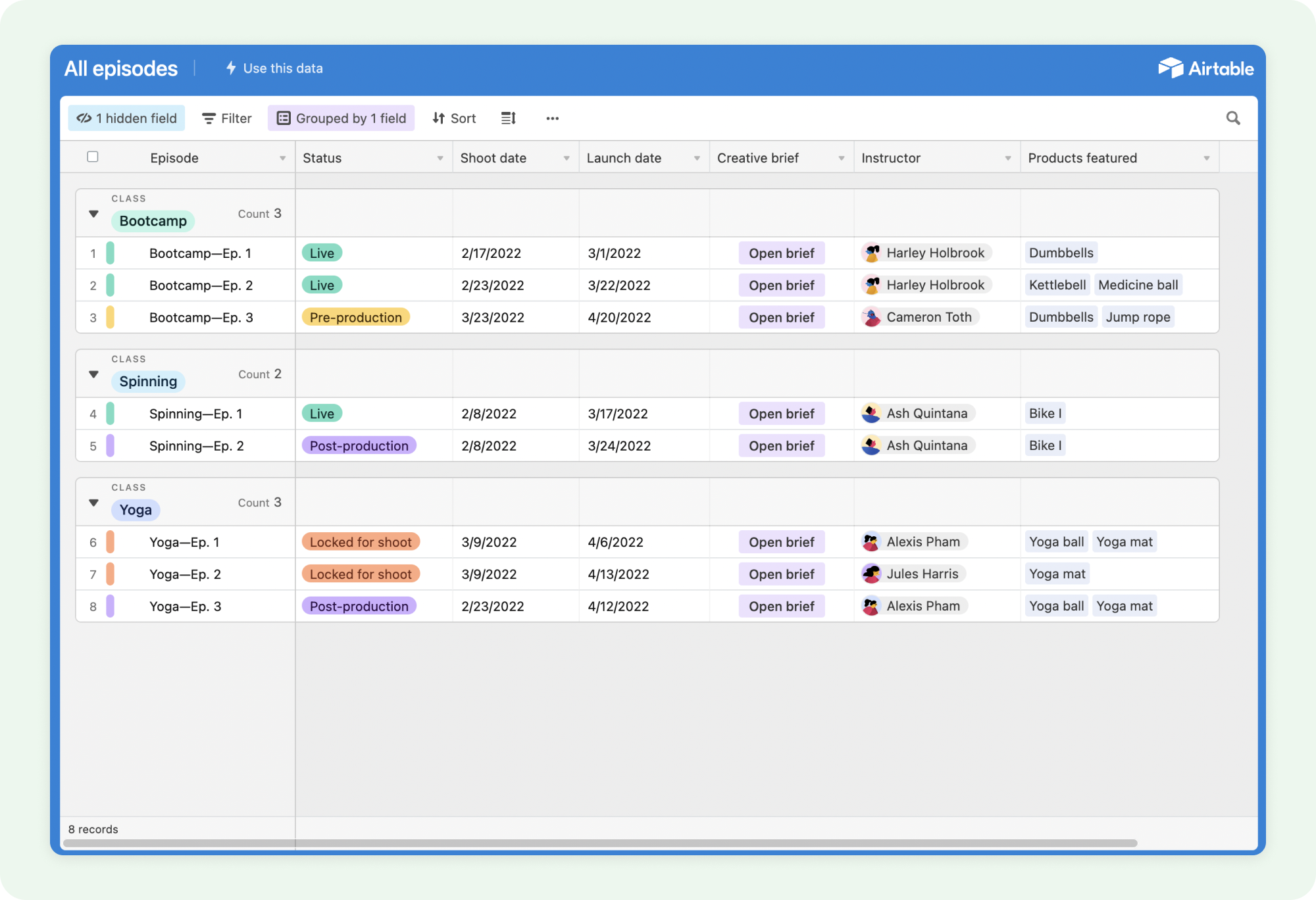 Create Your First Base in Airtable