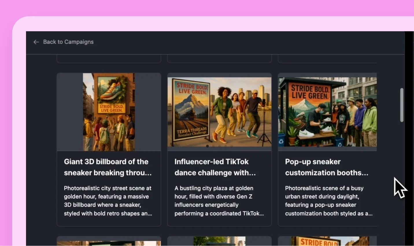 Generate high-impact campaign concepts