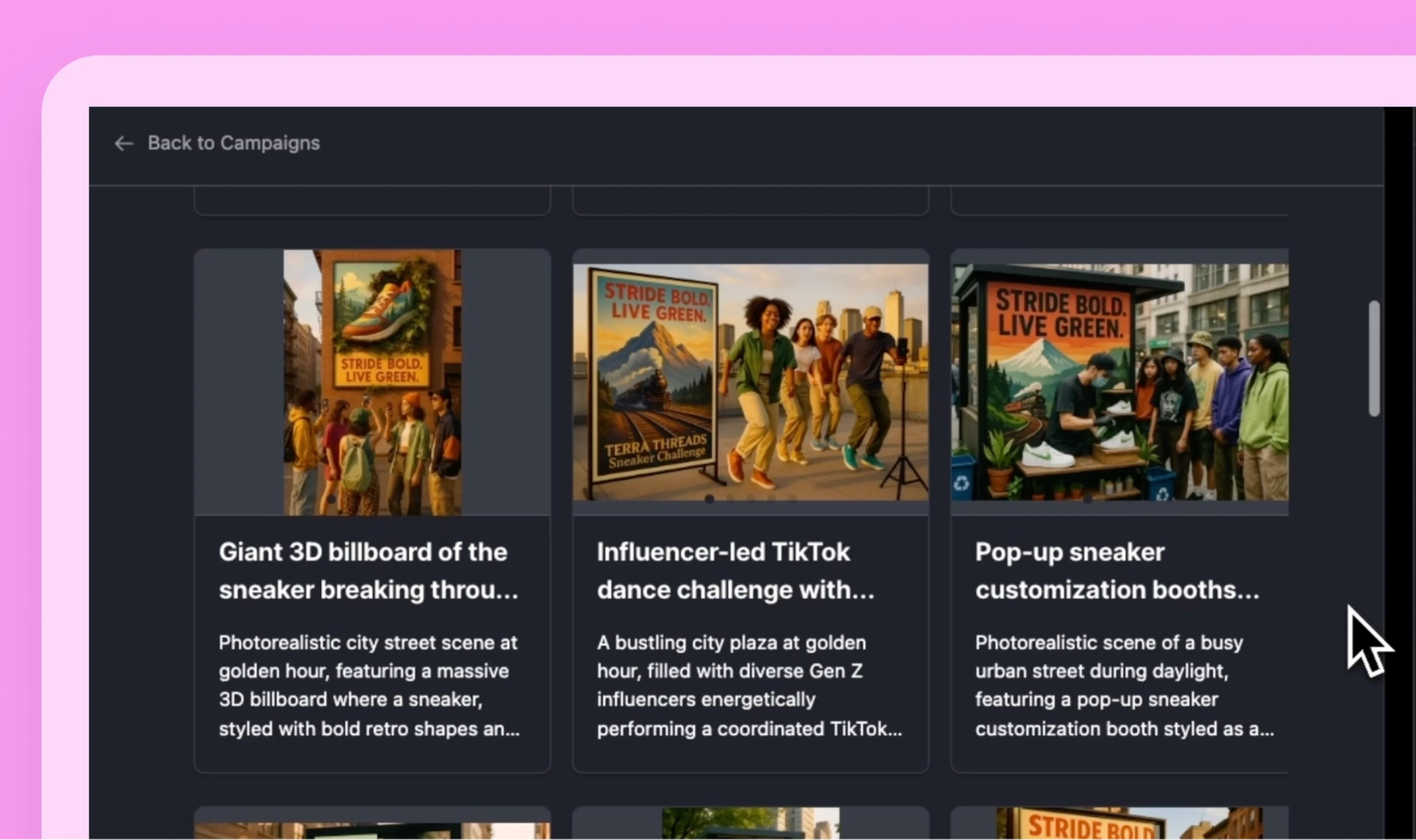 Generate high-impact campaign concepts