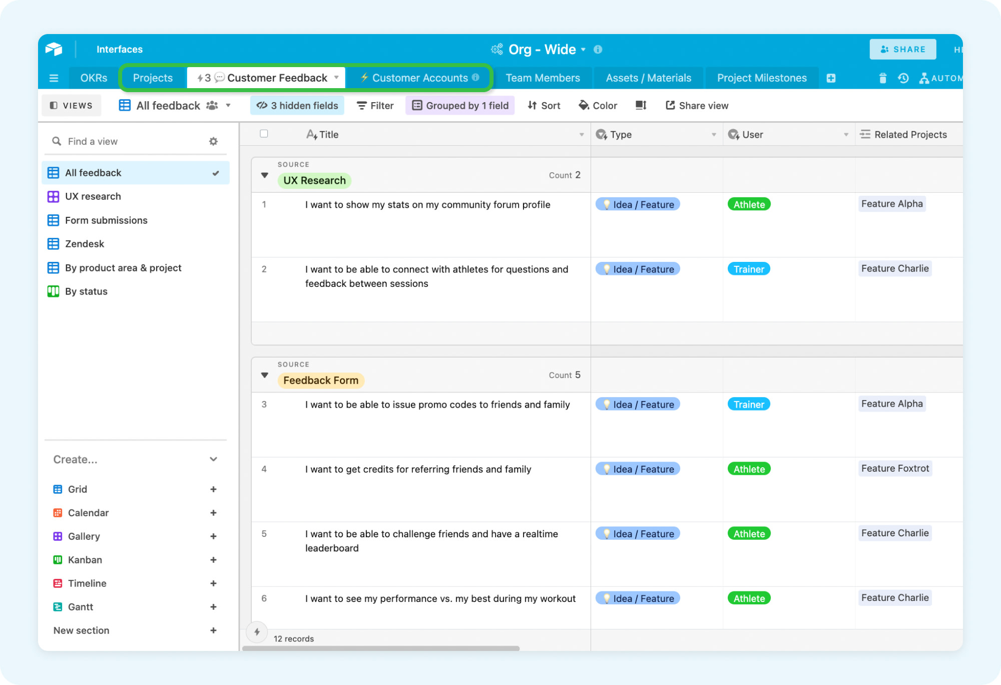 Centralize Product Feedback With Airtable Airtable Guides Centralize Product Feedback With Airtable Airtable Guides