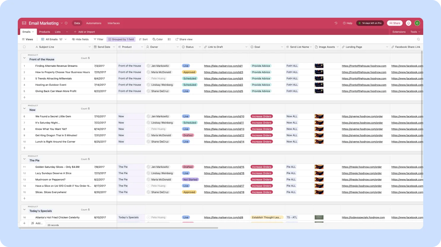 How to Create a Marketing Calendar [+ Templates] | Airtable