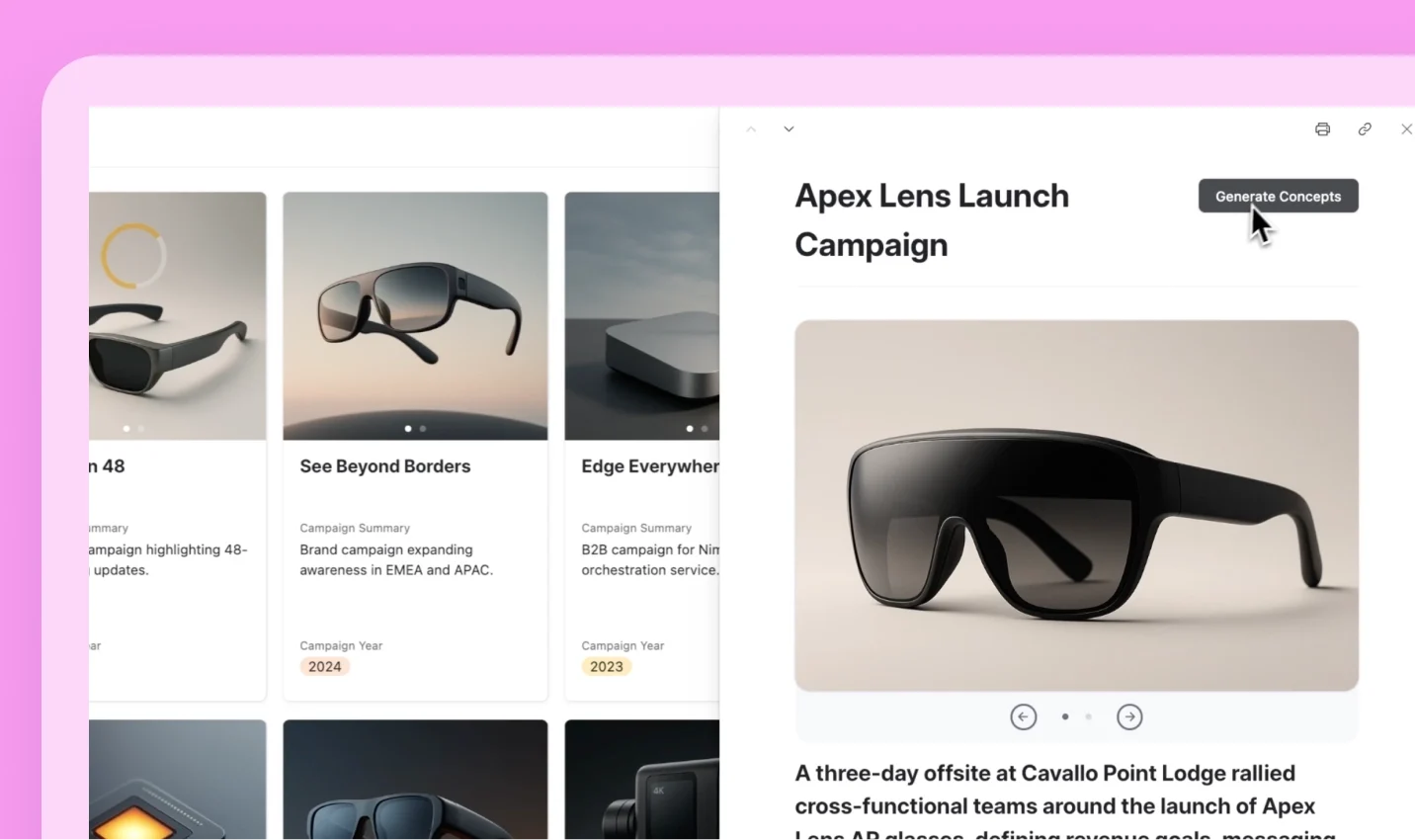 Generate high-impact campaign concepts