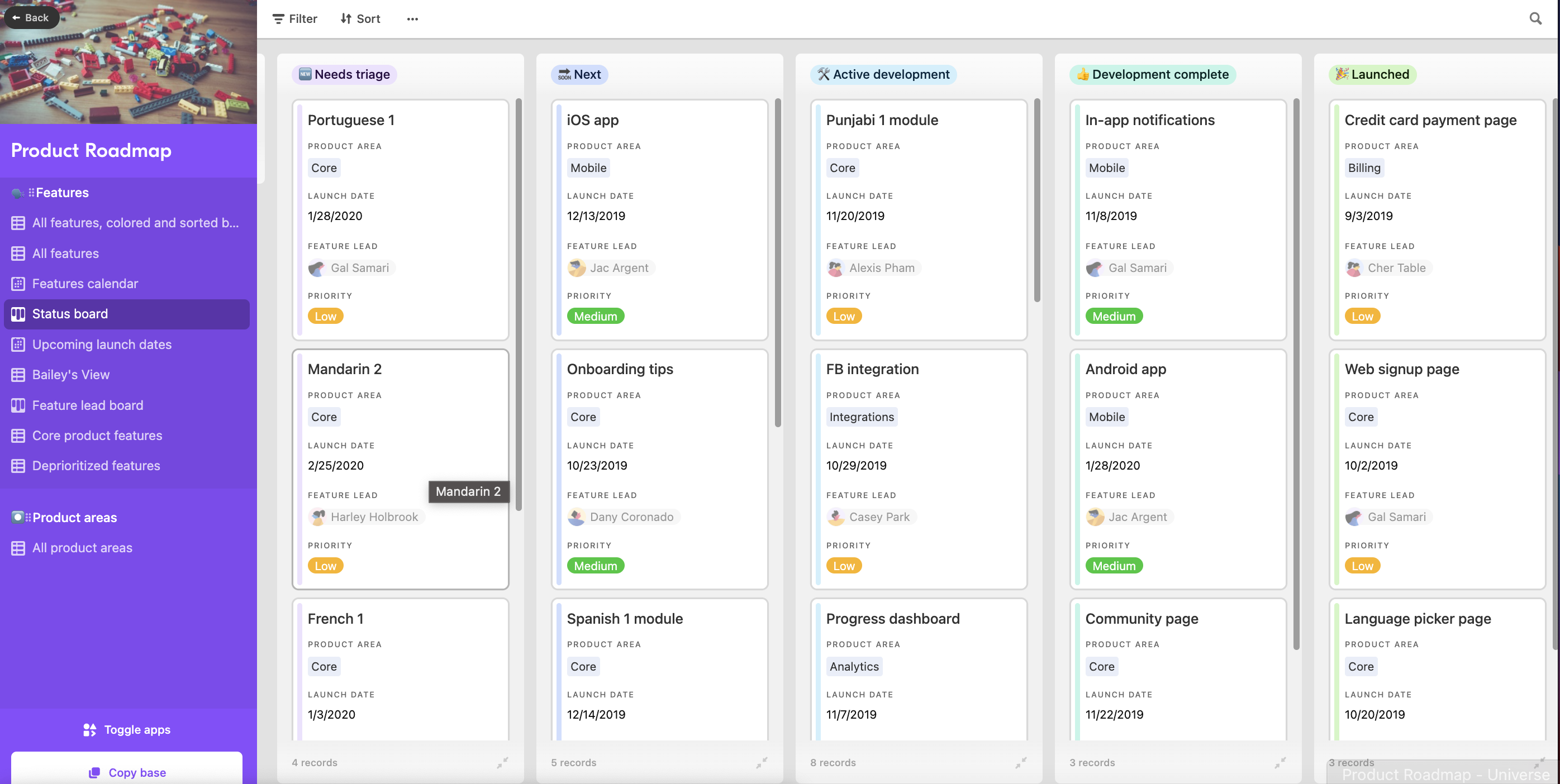 Product Roadmap Templates, Examples & Use Cases | Airtable