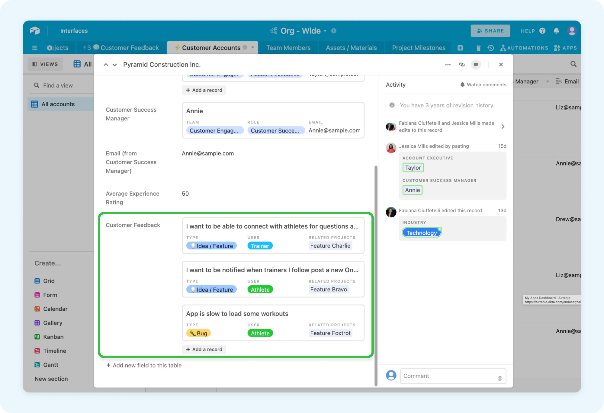Centralize Product Feedback With Airtable Airtable Guides Centralize Product Feedback With Airtable Airtable Guides