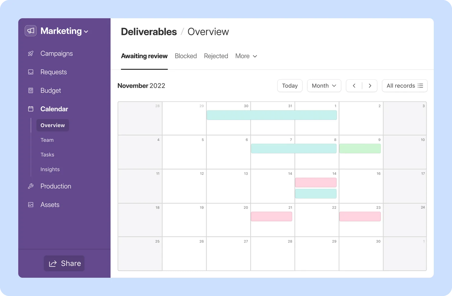 How to Create a Marketing Calendar [+ Templates] | Airtable