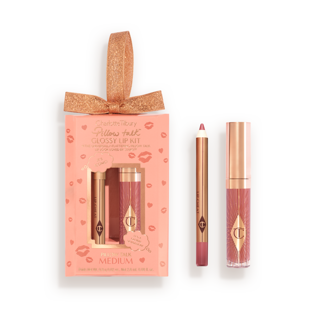 Charlotte Tilbury Pillow Talk リップ&チーク Pillow Talk Medium Glossy Lip Duo | Charlotte Tilbury