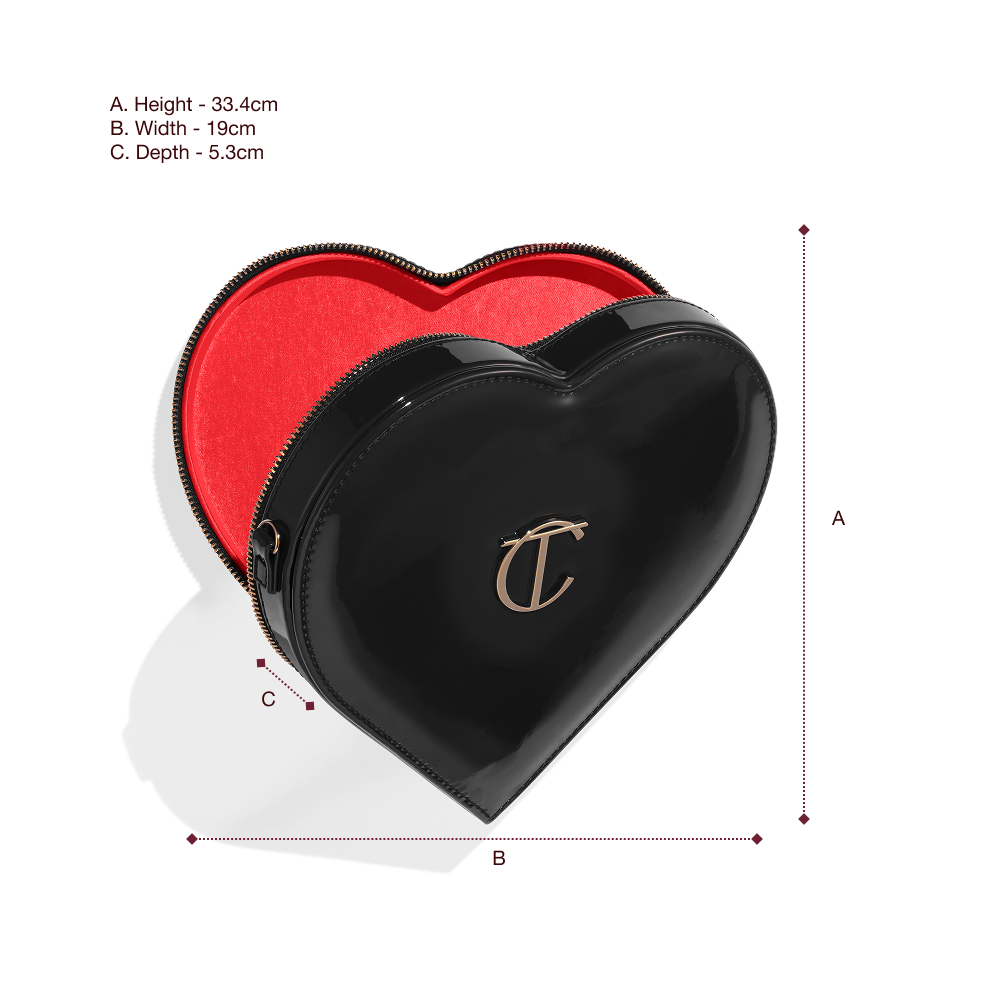 CHARLOTTE’S MYSTERY BEAUTY ICONS L.O.V.E. BAG-dimensions