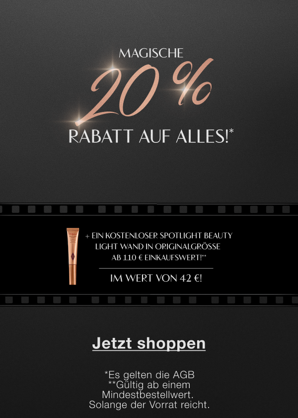 Magische 20 % Rabatt auf alles!*