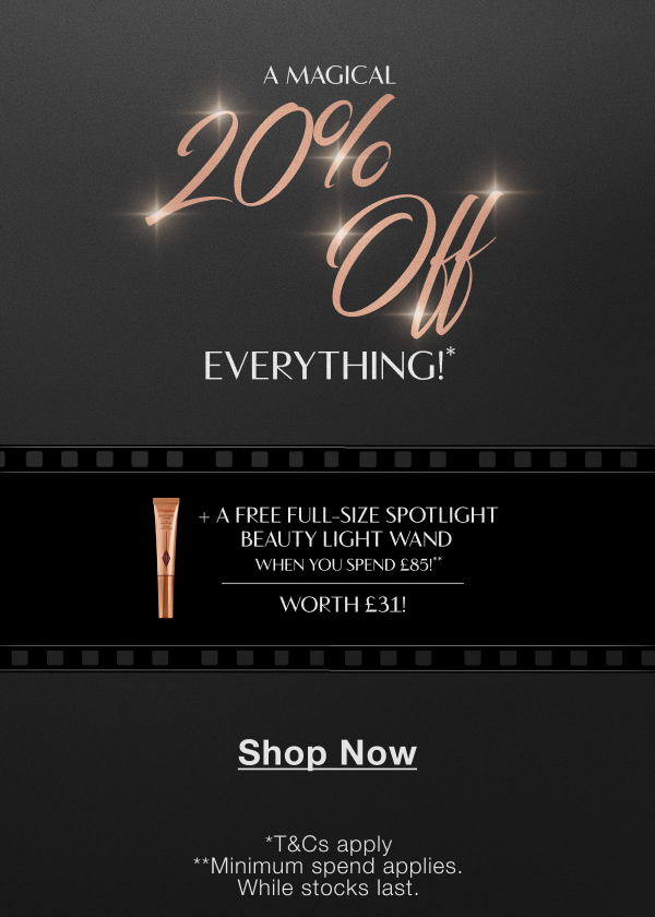 A Magical 20% Off Everything!*