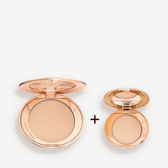 Airbrush Flawless Finish Powder Full Size + Travel Size - 2 Medium Airbrush Flawless Finish Powder Full Size + Travel Size - 2 Medium
