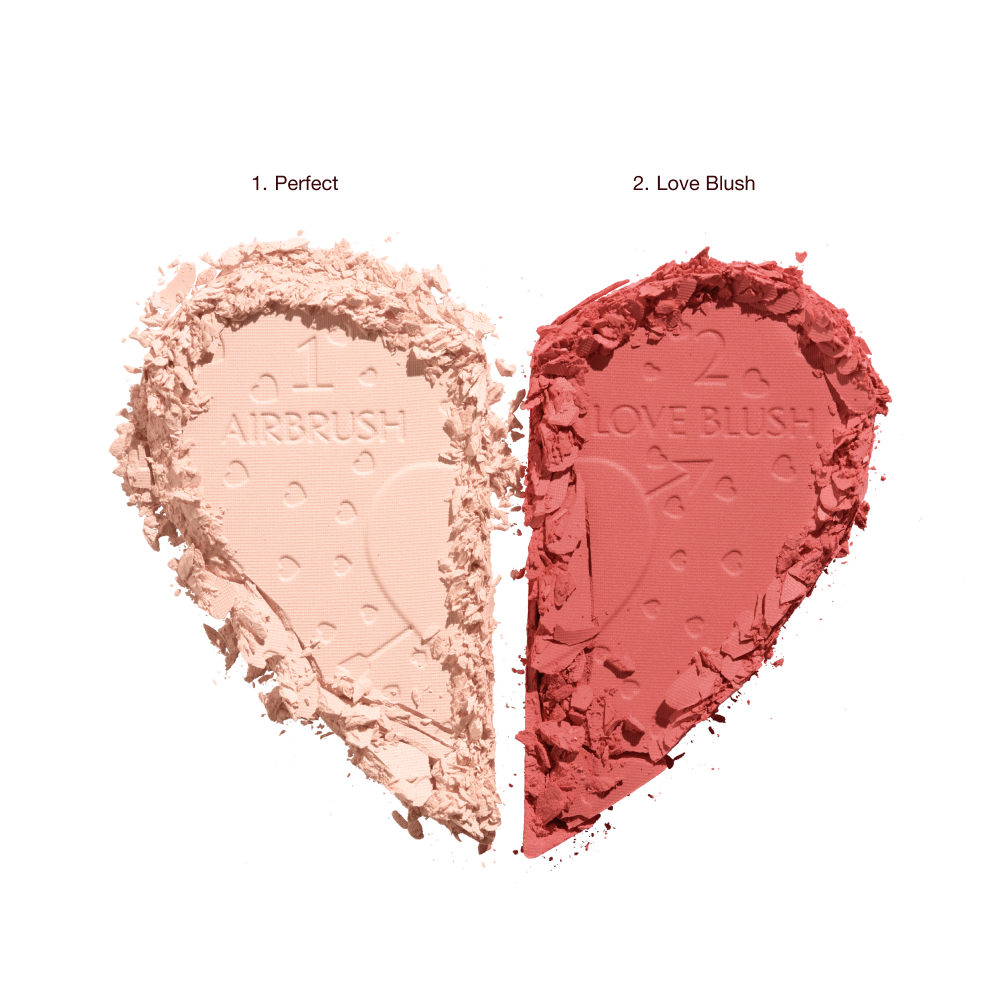 Pillow Talk Beauty Soulmates Love Blush Palette -  Flawless Rosewood Texture Swatch