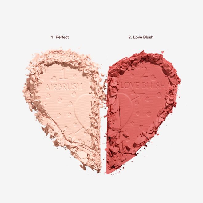 Pillow Talk Beauty Soulmates Love Blush Palette - Flawless Rosewood Texture Swatch Pillow Talk Beauty Soulmates Love Blush Palette - Flawless Rosewood Texture Swatch