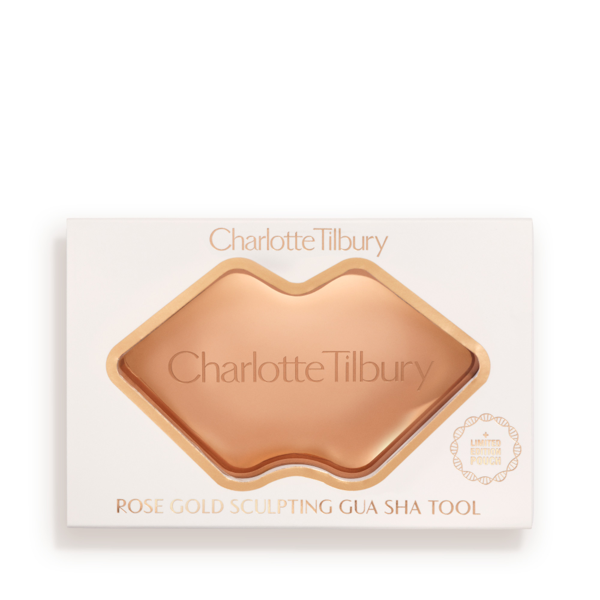 Charlotte Tilbury Rose Gold Sculpting Gua Sha Tool - Rose Gold In Brown