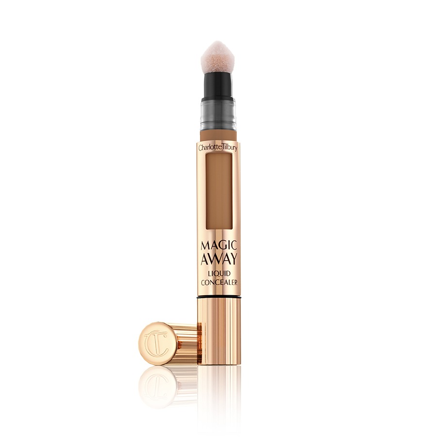 Charlotte's full-coverage liquid concealer Magic Away with sponge-tip applicator