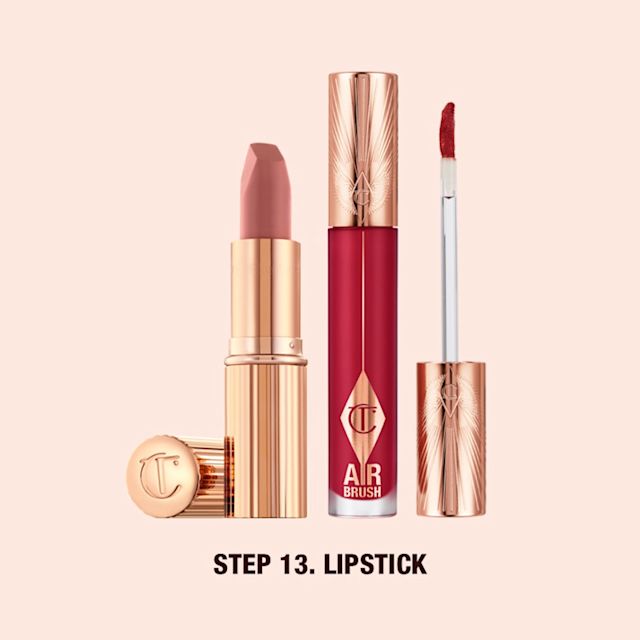 Step 13 in your order of makeup steps: lipstick