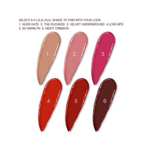 The Perfect Pout Kit KISSING swatches