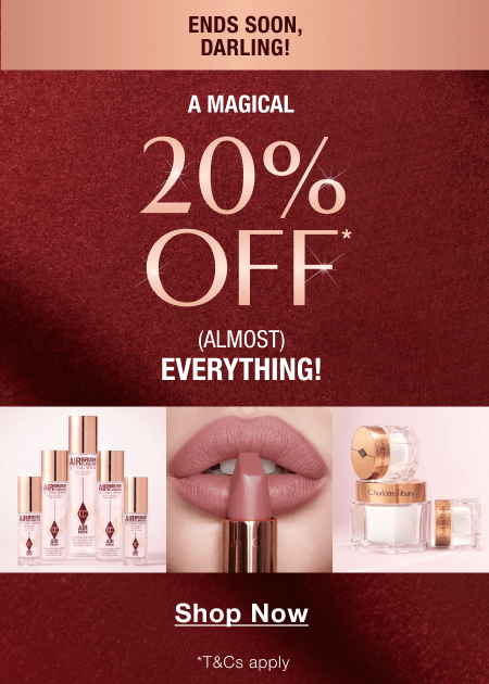 A MAGICAL 20% OFF (ALMOST) EVERYTHING!* <SHOP NOW>