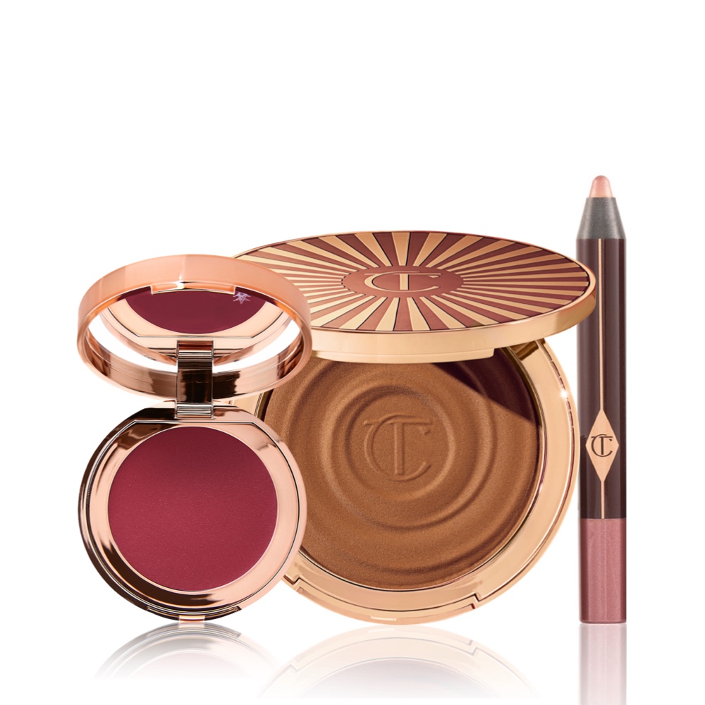 BEAUTIFUL, RADIANT GLOW TRIO PACKAGING