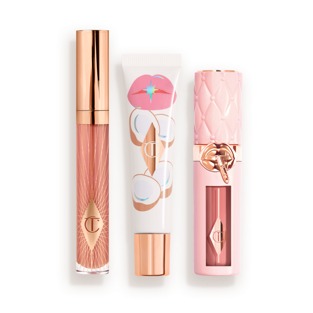 Jewel Lips Lip Kit: Lip Gloss + Lip Oil Trio | Charlotte Tilbury