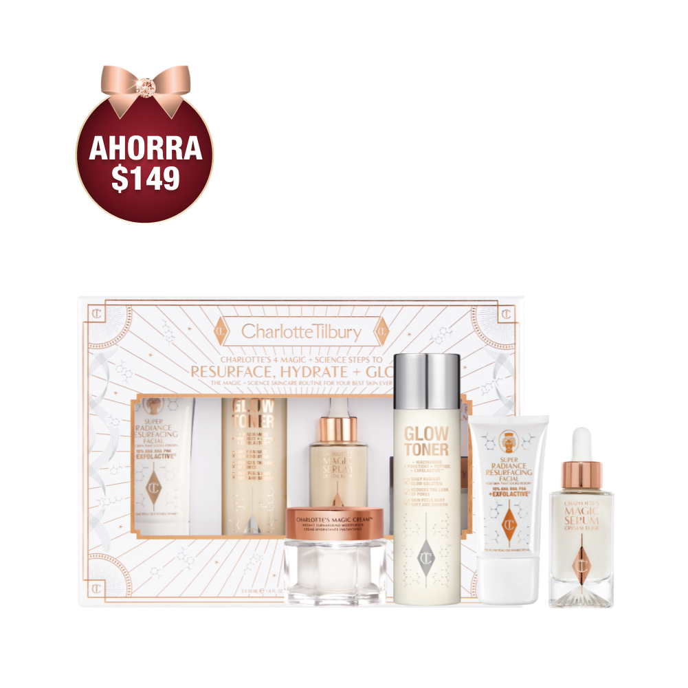 Envase del 4 Magic + Science Steps to Resurface, Hydrate + Glow