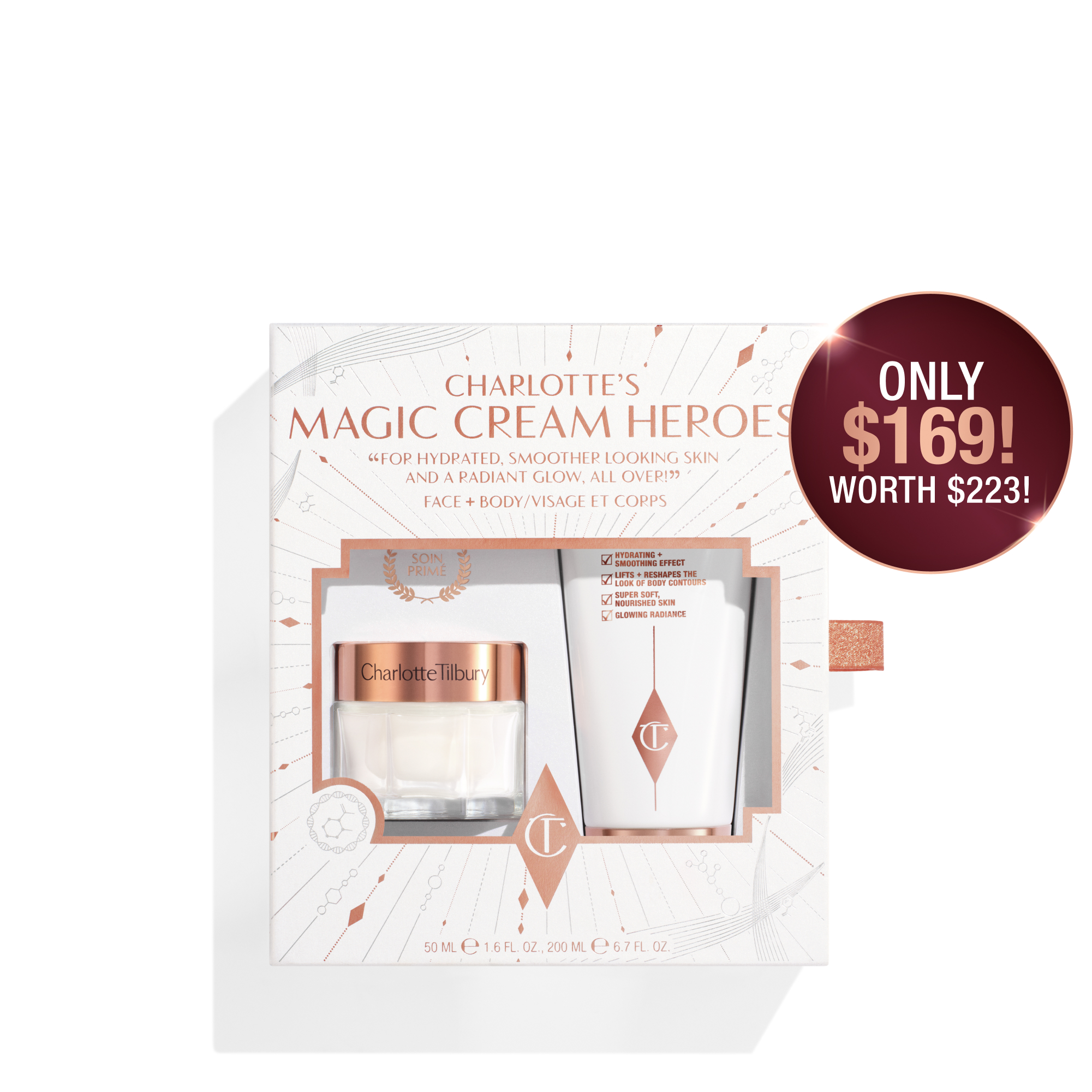 Charlotte's Magic Cream Heroes: Moisturiser Gift Set | Charlotte