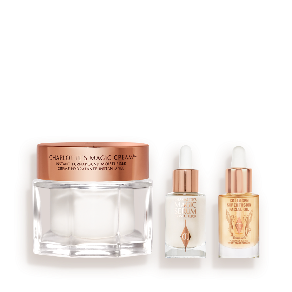 Magic Cream 50ml + Travel Size Face Oil 8ml + Travel Size Magic Serum 8ml