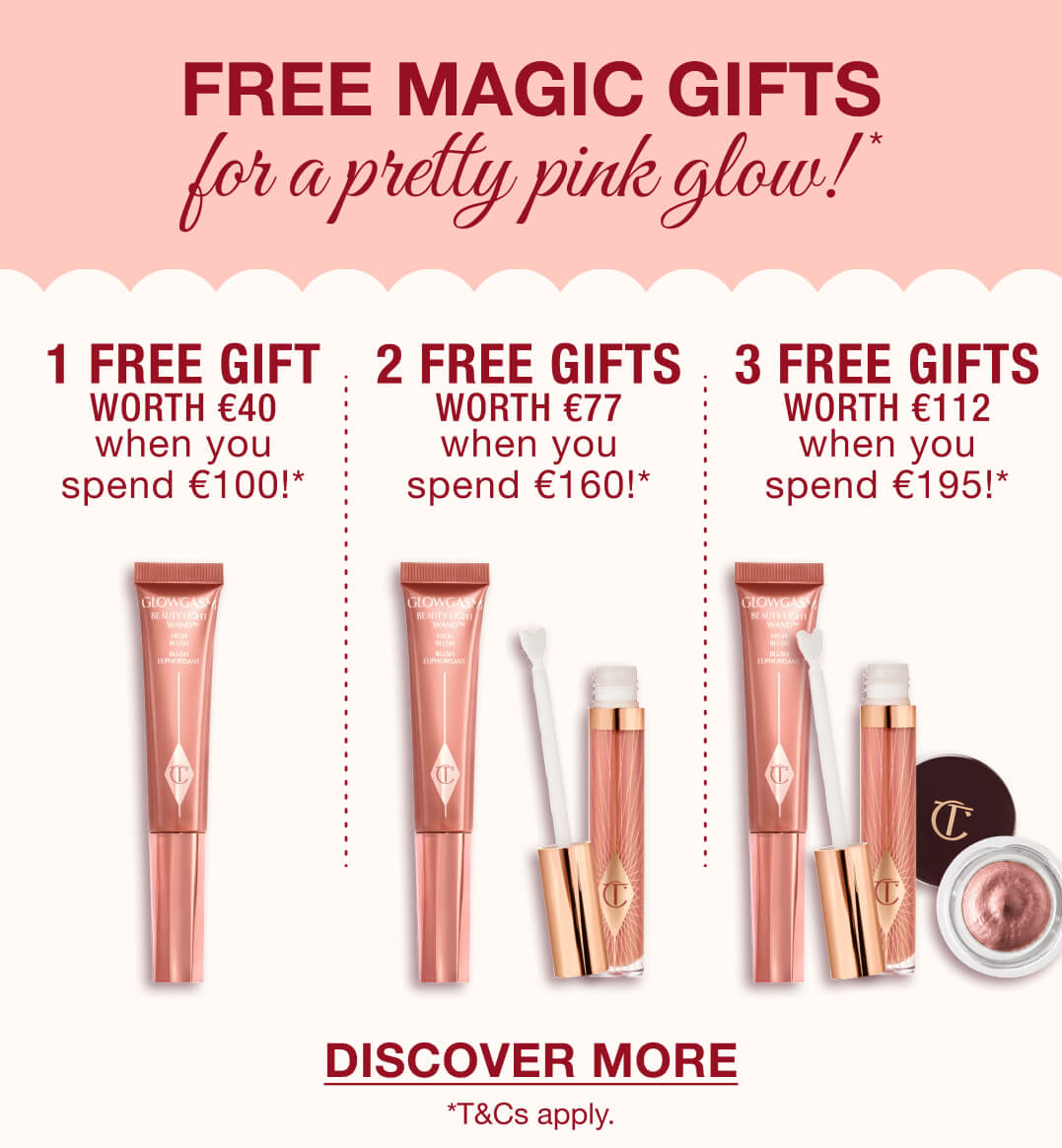 FREE MAGIC GIFTS FOR A PRETTY PINK GLOW!*